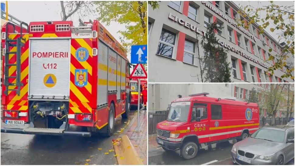 Problema identificată de Distrigaz, după ce un liceu a fost evacuat din cauza mirosului de gaze - FOTO/VIDEO 