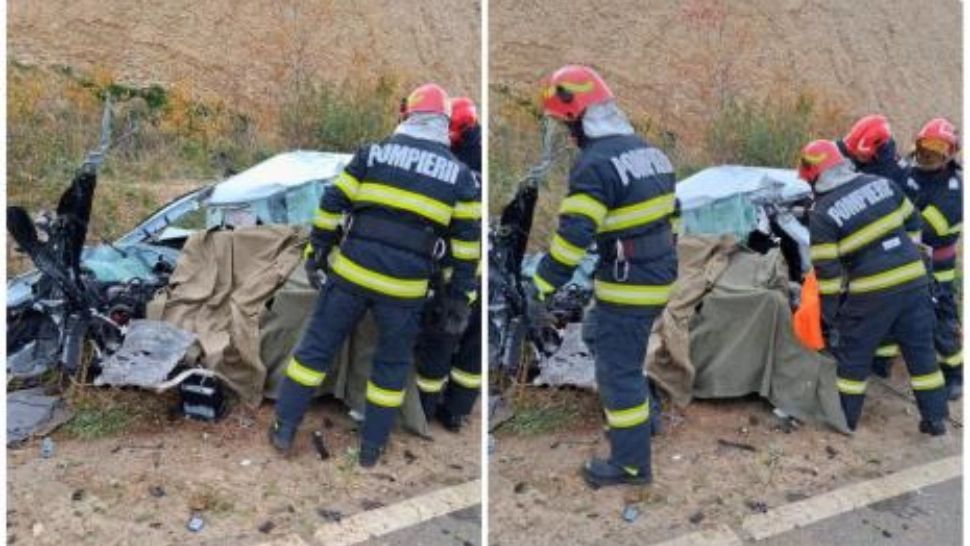 Accident terifiant în Bihor: un bărbat a murit după impactul dintre un TIR și o mașină. A fost necesară intervenția elicopterului SMURD