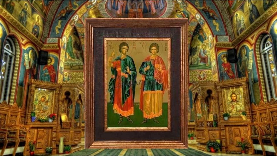 Sărbătoare 20 martie: Sfinții mucenici uciși în Mănăstirea Sfântul Sava cel Sfințit. Cruce neagră în calendar