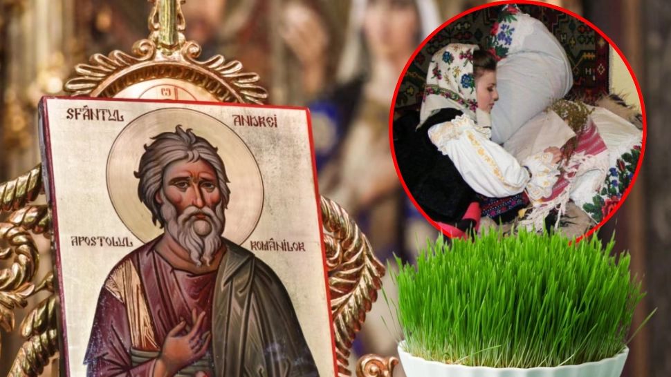 Ajunul Sfântului Andrei 2025. Tradiții, obiceiuri și superstiții. Motivul pentru care se pune busuioc sub pernă şi grâu la încolţit