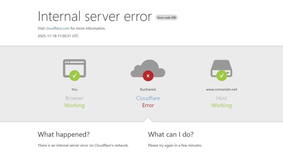 Mai multe site-uri de presă din România, inaccesibile. Defecțiune globală cu impact în România