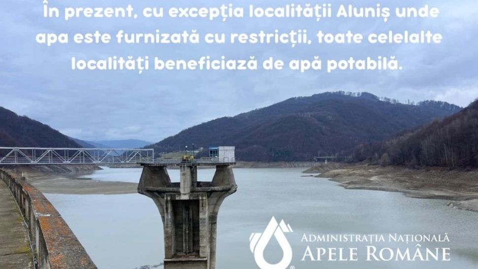 Alimentarea cu apă potabilă a fost reluată în aproape toate localitățile din Prahova afectate de situația de la Barajul Paltinu