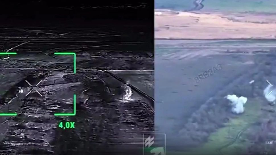 Imagini rare de pe front! Șeful GRU conduce soldații în misiune