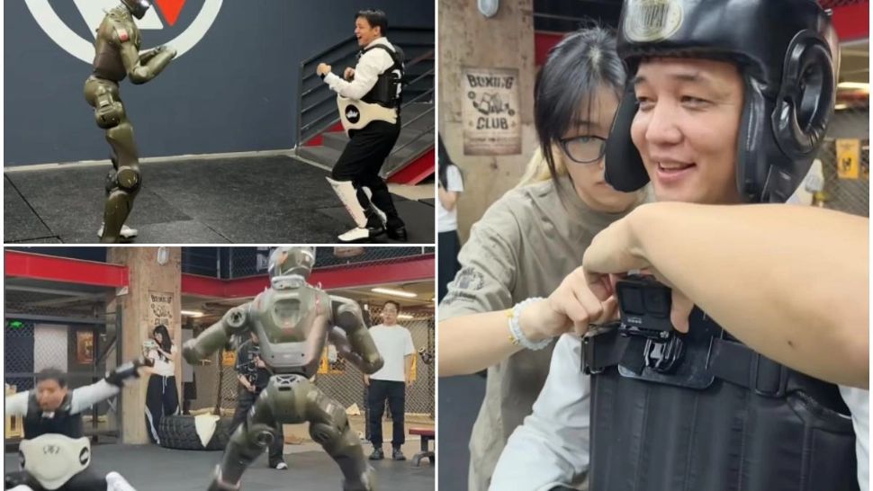 CEO-ul unei companii de robotică s-a lăsat doborât de propriul robot pentru a respinge acuzațiile de falsificare