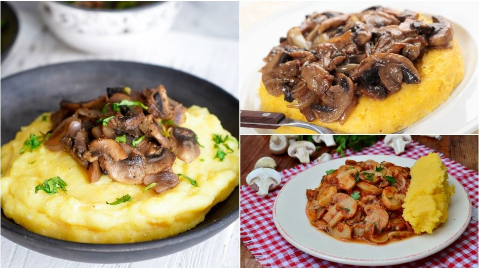 Sote de ciuperci cu mămăligă. O rețetă simplă și delicioasă perfectă pentru Postul Crăciunului
