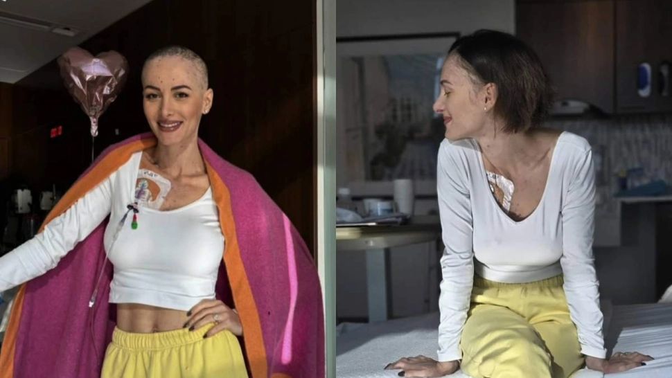 Imagini emoționante: o cântăreață din România, în luptă cu leucemia