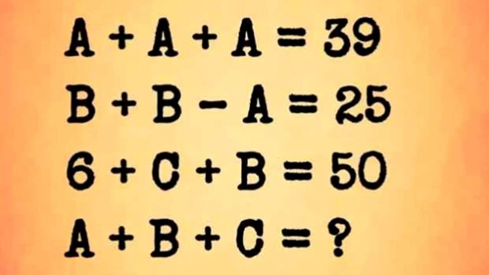 Test IQ doar pentru genii! Peste jumătate dintre participanți greșesc