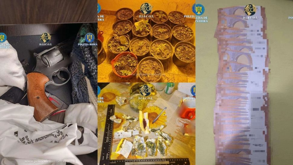  Rețea de droguri de mare risc, destructurată de polițiști. Trei persoane din Maramureș au fost arestate