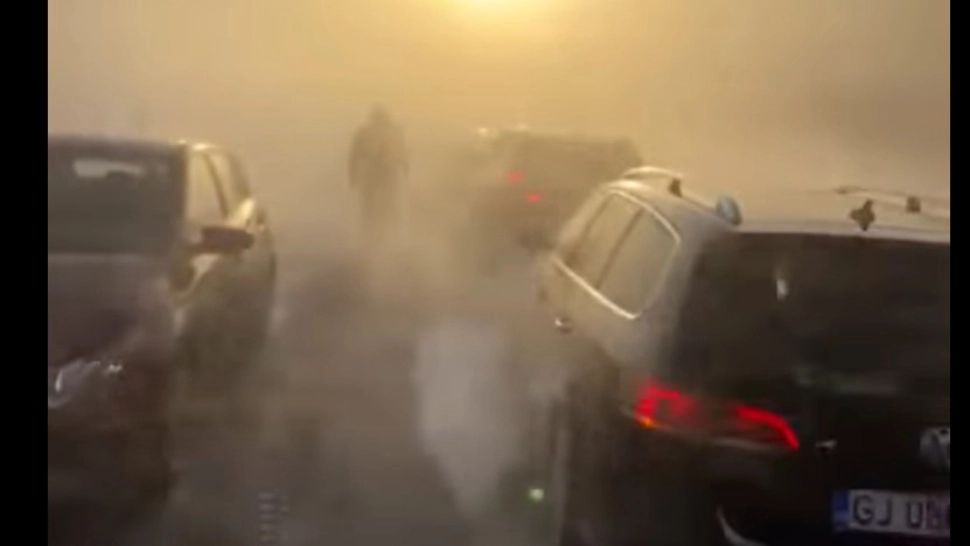 Cod Roșu de viscol în Gorj. Accesul spre stațiunea Rânca se poate închide dintr-un moment în altul | VIDEO