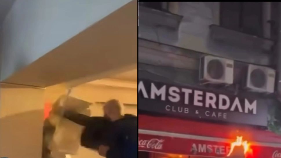Suporteri olandezi, comportament degradant în București. Au făcut praf un apartament în care s-au cazat și au incendiat un bar din Centrul Vechi – VIDEO