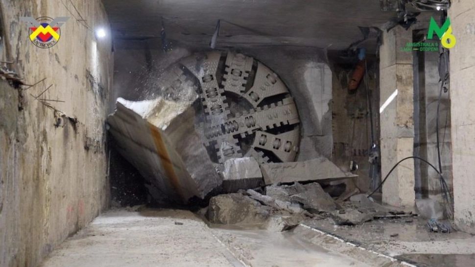 Stadiul lucrărilor pentru Magistrala 6 de metrou. Scutul de forare „Sfânta Maria” a ajuns la Gara Băneasa