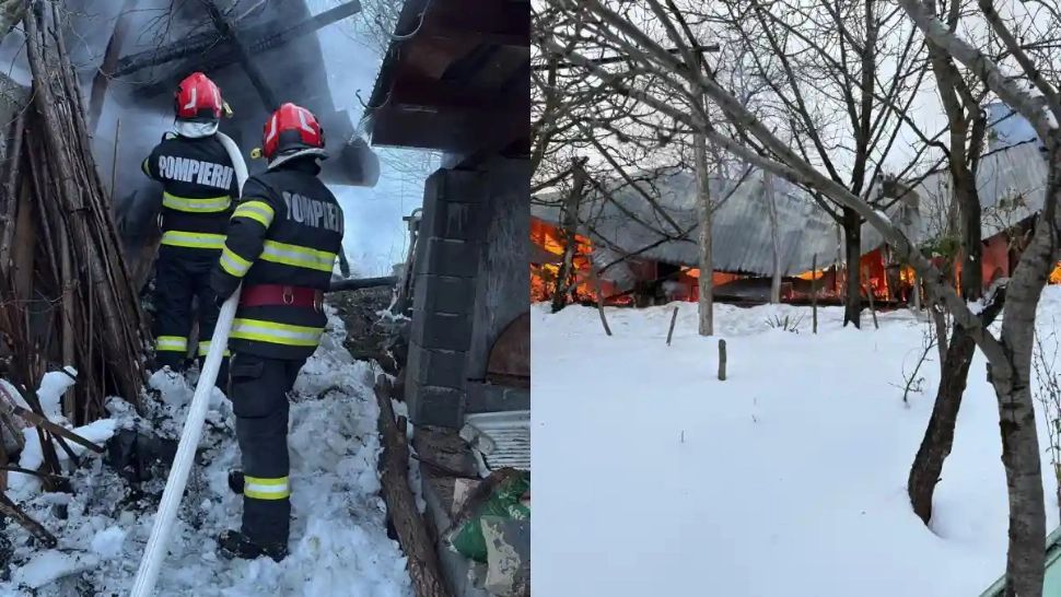 Weekend de foc în județul Alba. Incendiile se țin lanț la unitățile de cazare montane