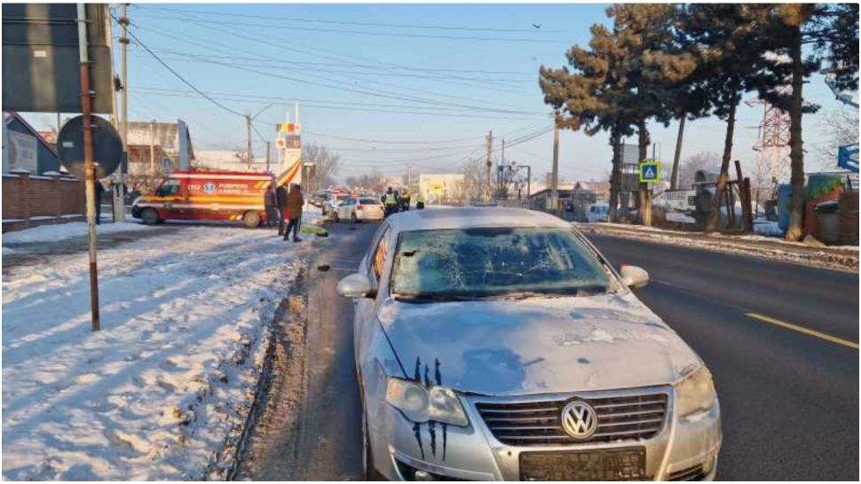 Tragedie în municipiul Botoșani. Un bărbat a fost supulberat pe trecerea de pietoni 