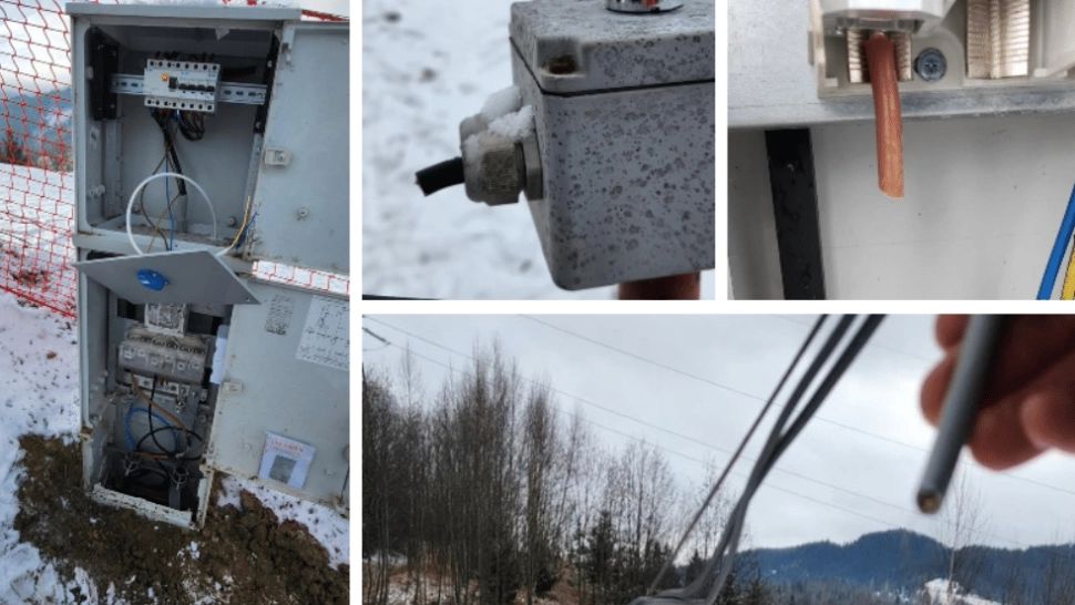 Sabotaj pe o pârtie de schi din Câmpulung. Imagini ireale: instalații și facilități compromise – FOTO