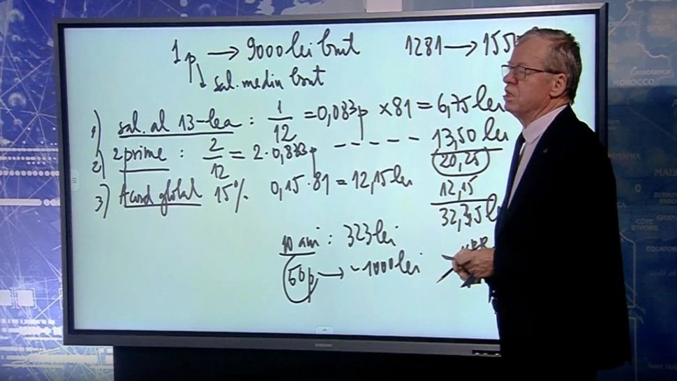 De ce românii câștigă puțin și după mica recalculare. Profesorul Anton Hadăr, calcule în studioul Realitatea PLUS - VIDEO