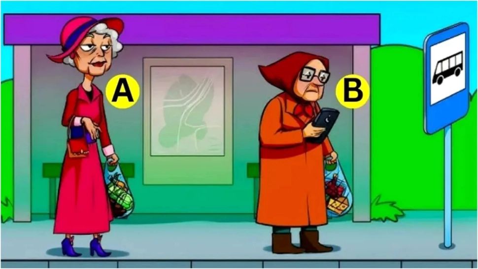 Testul IQ al zilei! Poți descoperi care dintre cele două pensionare are mai puțini bani? Doar cei foarte atenți reușesc