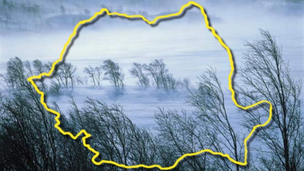 Alertă de la ANM. Cod galben galben de vânt până sâmbătă seară. Harta zonelor vizate