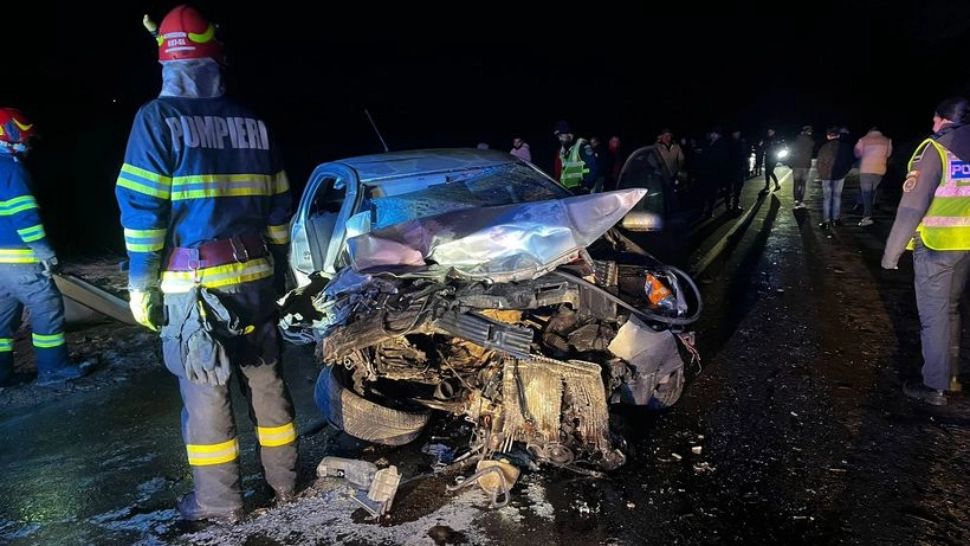 Accident rutier cumplit în Sibiu! A fost activat PLANUL ROȘU: șapte persoane implicate, una în stop cardio-respirator