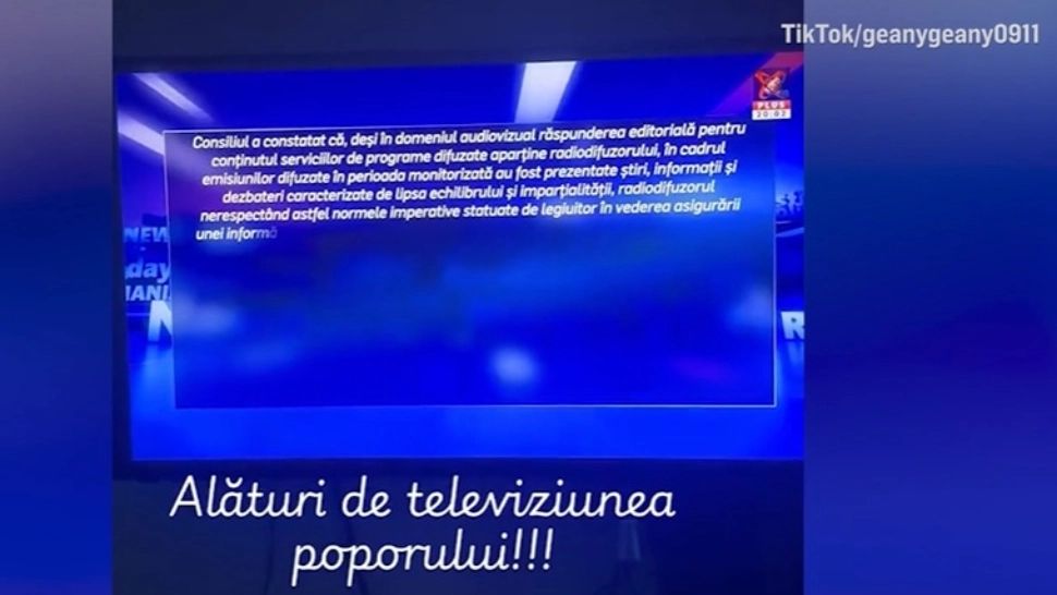 Românii, alături de Realitatea PLUS în timpul suspendării emisiei: "Puterea noastră este unitatea. Mulțumim, Realitatea Plus!"