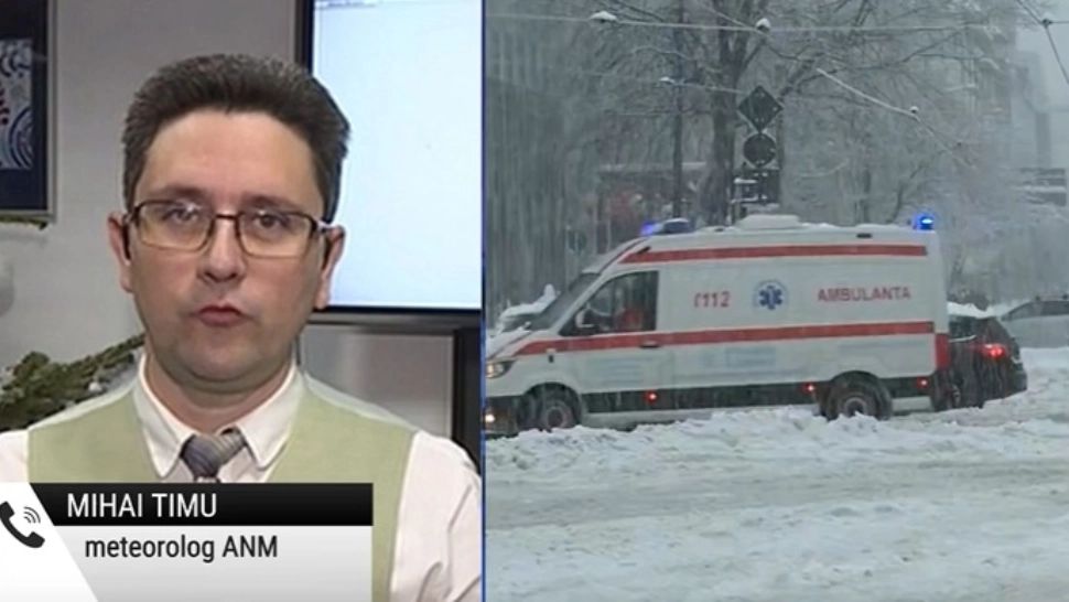 Nou ciclon peste România! Sunt așteptate ninsori, viscol şi temperaturi în scădere: anunțul ANM
