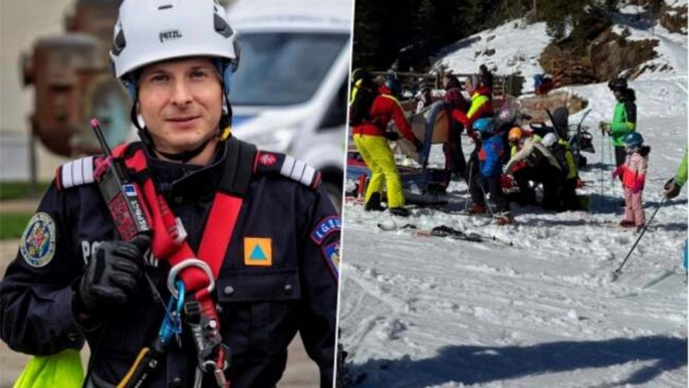 Erou fără frontiere: un pompier din Timiș a salvat un tânăr rănit pe o pârtie de schi din Serbia