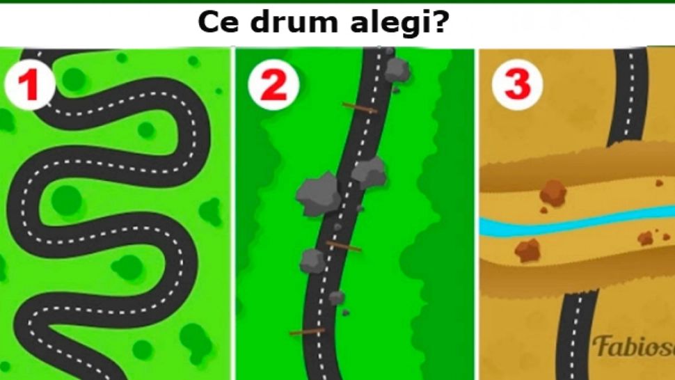 TEST PSIHOLOGIC. Alege un drum și află ce spune despre tine