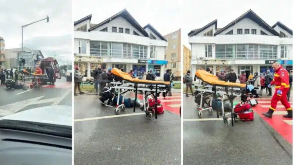 Accident grav în Turda: pieton lovit pe trecerea de pietoni