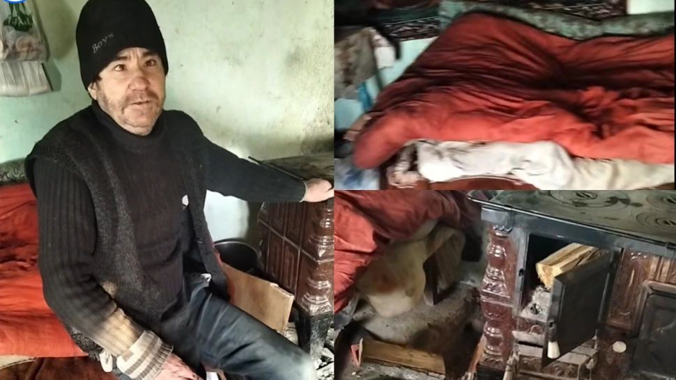  Drama bătrânului paralizat care îngheață în casă. ”Nu am lemne, poate mă ajutați și pe mine că îngheț de frig” -VIDEO