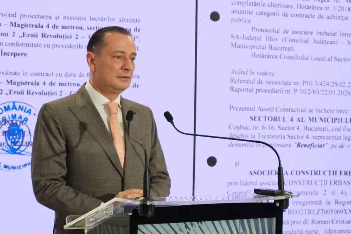 Extinderea Magistralei M4 de metrou, cel mai mare proiect de infrastructură din România derulat de o autoritate publică locală, intră în linie dreaptă