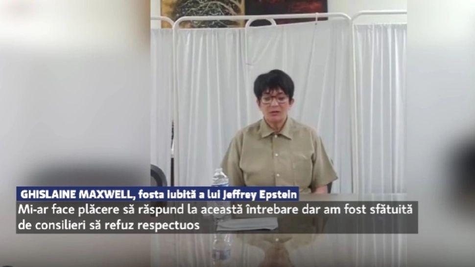 Mâna dreaptă a lui Jeffrey Epstein, audiată de congresmeni SUA. Ghislaine Maxwell a invocat dreptul la tăcere