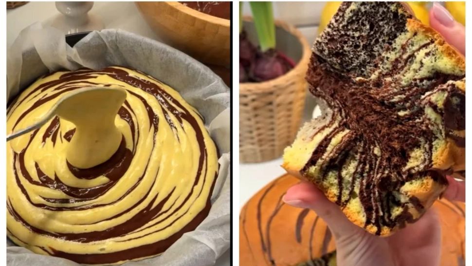 Cum să faci checul perfect în două culori. Trucul pentru un desert pufos și plin de savoare