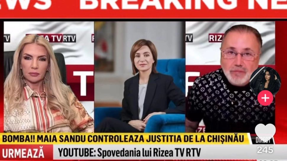 Dezvăluiri incendiare la Rizea TV. Fostul politician susține că deține probe privind presupuse influențe politice în justiția de la Chișinău