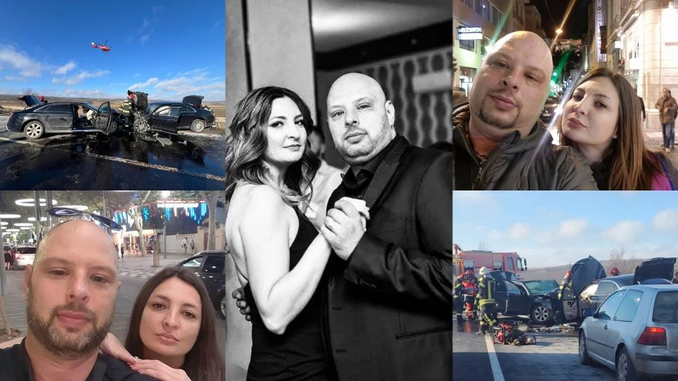 Ei sunt cei doi soți care au murit în teribilul accident din județul Iași. Sorin și Diana urmau să devină părinți luna viitoare-FOTO
