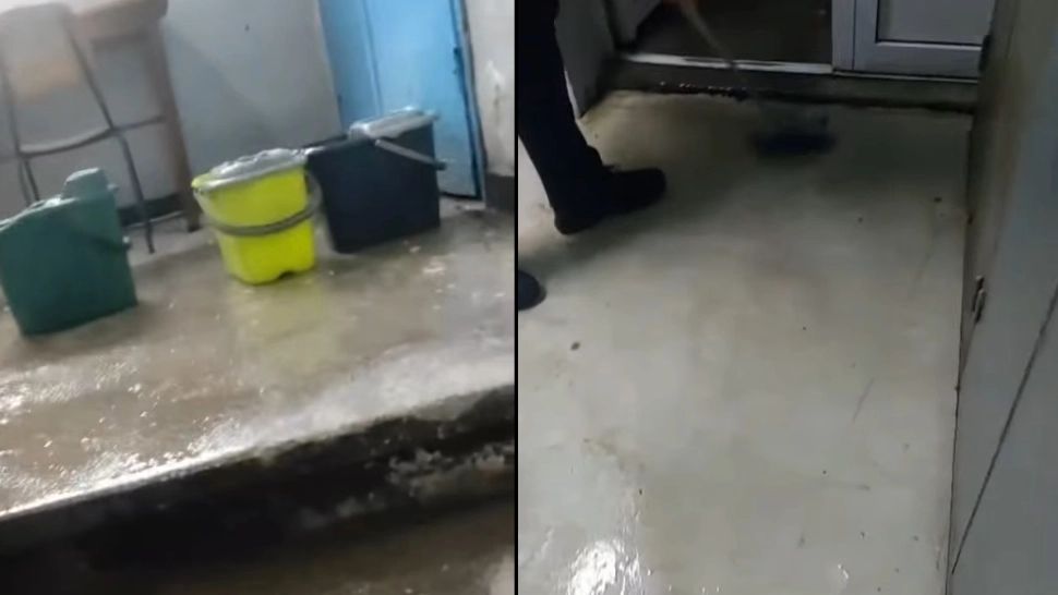 Sindicatul Europol, noi imagini ale dezastrului din secțiile de poliție: „Avem pretenții europene, dar strângem apa cu fărașul la fiecare ploaie” - VIDEO