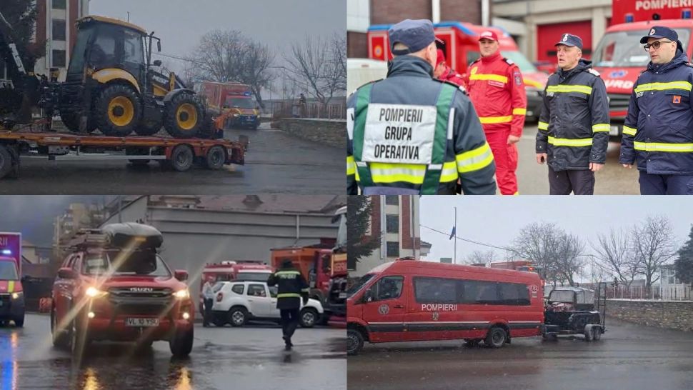 IGSU, mobilizare impresionantă de forțe. Peste 4.000 de pompieri pregătiți să intervină în zonele vizate de avertizările meteo-VIDEO/FOTO