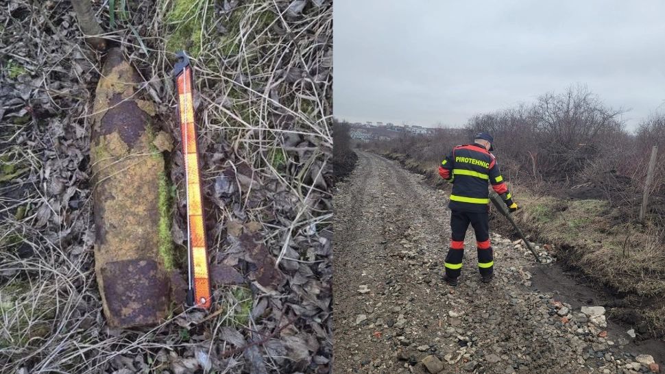 Alertă în Iași. Proiectil neexplodat, descoperit în zona Cimitirului Evreiesc. Specialiști: Reprezintă un pericol major pentru siguranţa publică