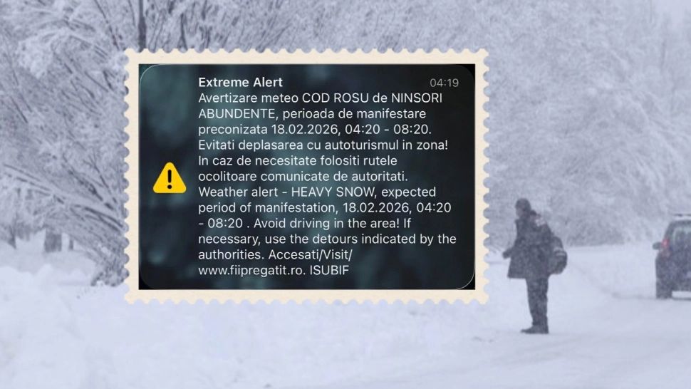 Motivul pentru care a fost emis mesaj RO-Alert la 04:20 în Capitală. Explicațiile DSU după valul de nemulțumiri