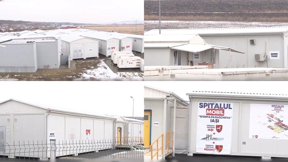 Spitalul mobil de la Lețicani, abandonat pe câmp. Unitatea medicală în care au fost investiți 13 milioane de euro a funcționat doar 10 luni 