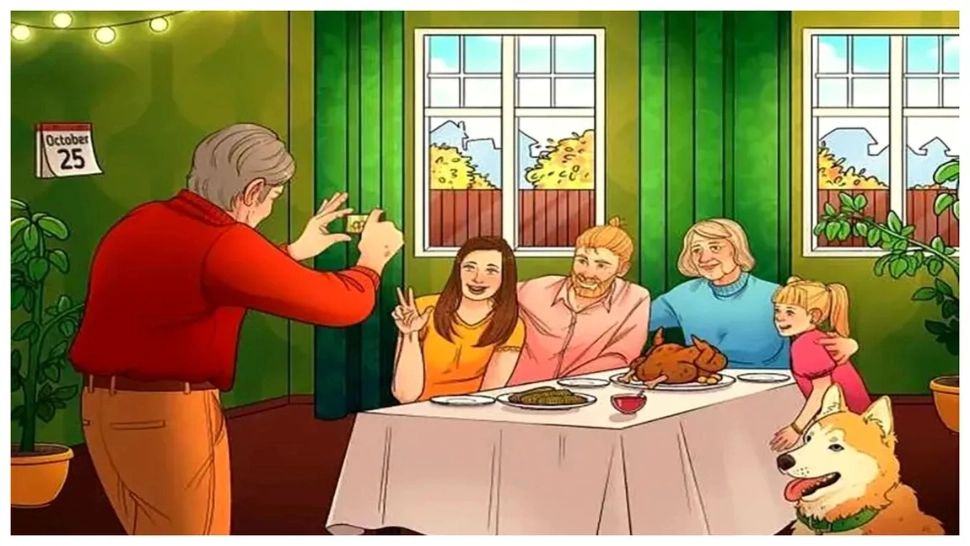 Test IQ pentru genii: poți descoperi eroarea din imaginea de Ziua Recunoștinței?