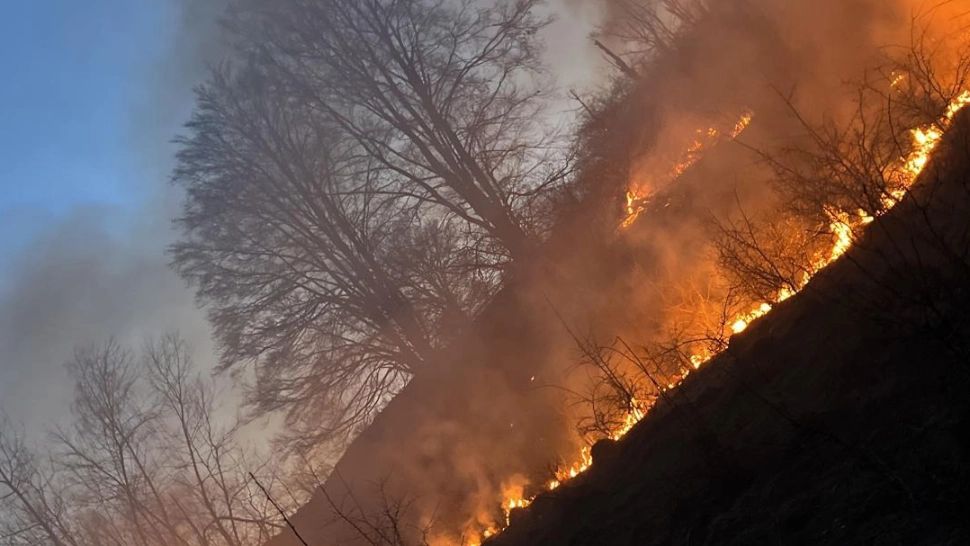 Bărbat găsit carbonizat pe o pășune incendiată în Bihor. Zeci de incendii de vegetație s-au produs în weekend - FOTO