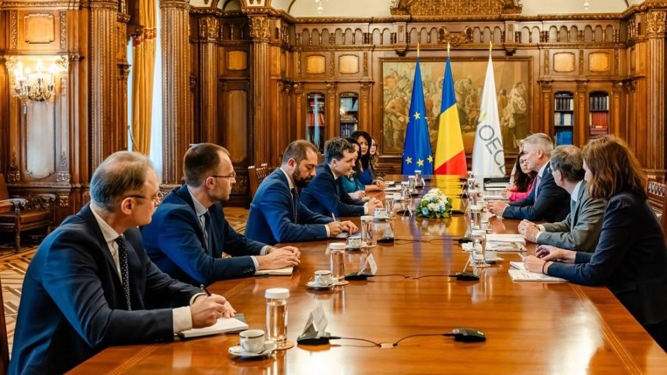 Nicușor Dan, după întrevederea cu Mathias Cormann: "Aderarea României la OCDE, un obiectiv politic și strategic asumat"