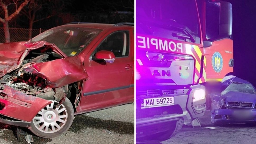 Accident grav pe E60 Cluj - Oradea, supranumit "drumul morții". O fetiţă de 3 ani şi un bărbat, în stop cardio-respirator