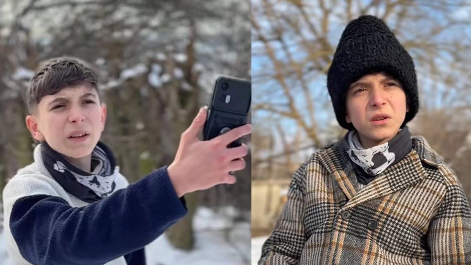 "Adiță de la țară", elevul „cotonog” din Botoșani care a devenit vedetă pe TikTok cu modul său de a parodia viața rurală
