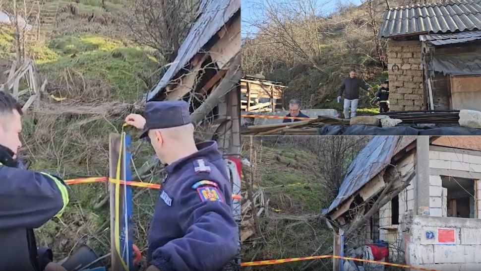 Alunecări masive de teren în municipiul Slatina. Zeci de oameni au fost evacuați -VIDEO 