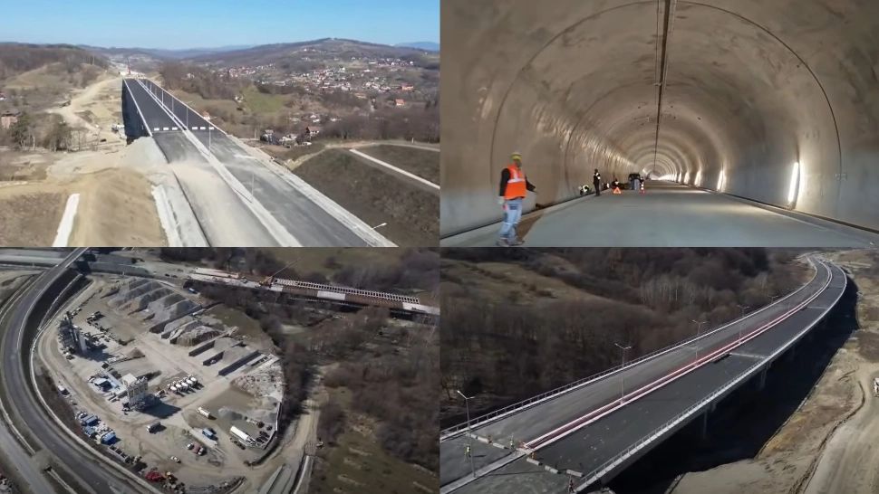 Imagini spectaculoase cu tronsonul 4 al Autostrăzii Sibiu – Piteşti. Când vor putea să circule șoferii pe acest drum - FOTO/VIDEO