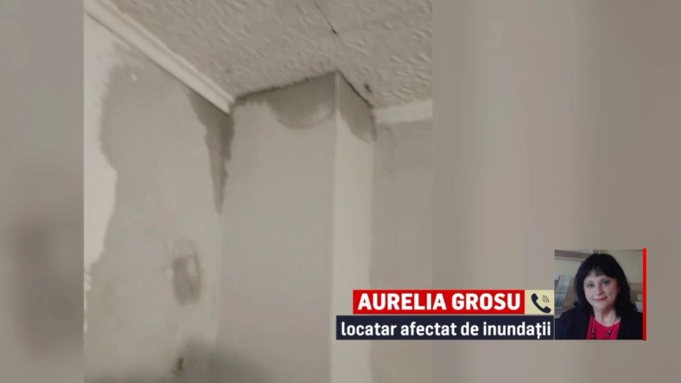 Dezastru într-un bloc reabilitat cu fonduri UE. Oamenilor le plouă în apartamente