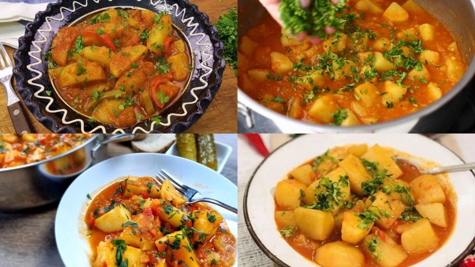 Mâncare de cartofi de post. Rețeta bunicii, simplă și delicioasă, perfectă pentru prânz sau cină 