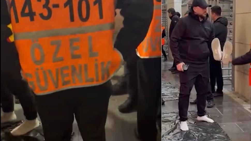 Suporterii români, puși să se descalțe înainte de a intra pe stadion la meciul Turcia – România – VIDEO