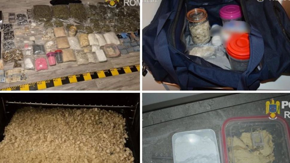 Rețea de droguri din Oradea care alimenta elevi cu droguri, destructurată. Nouă persoane au fost arestate
