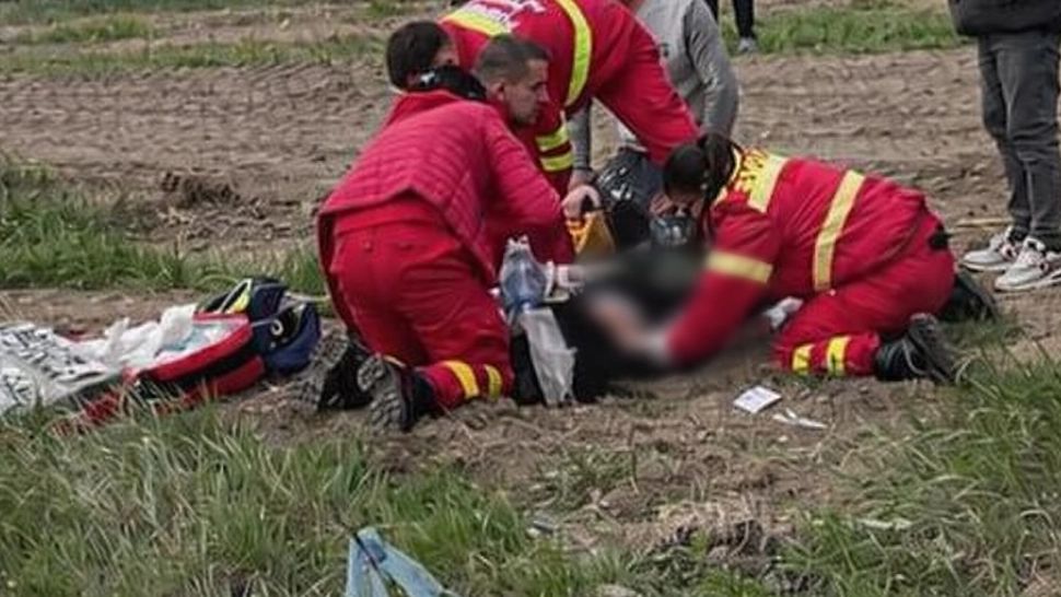 Motociclist găsit în stop cardio-respirator după un accident grav în Satu Mare
